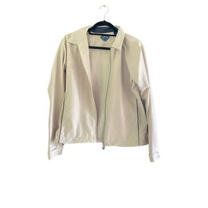Callaway Golf Sport Women's Cream Long Sleeve Full Zipped Jacket Size L